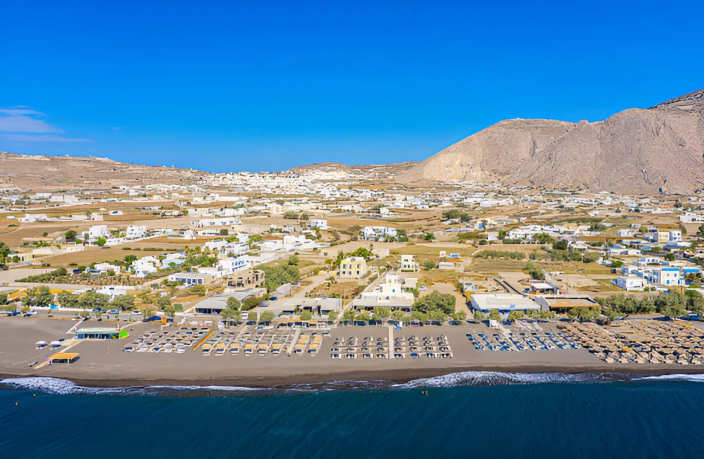 Perissa Beach Santorini image