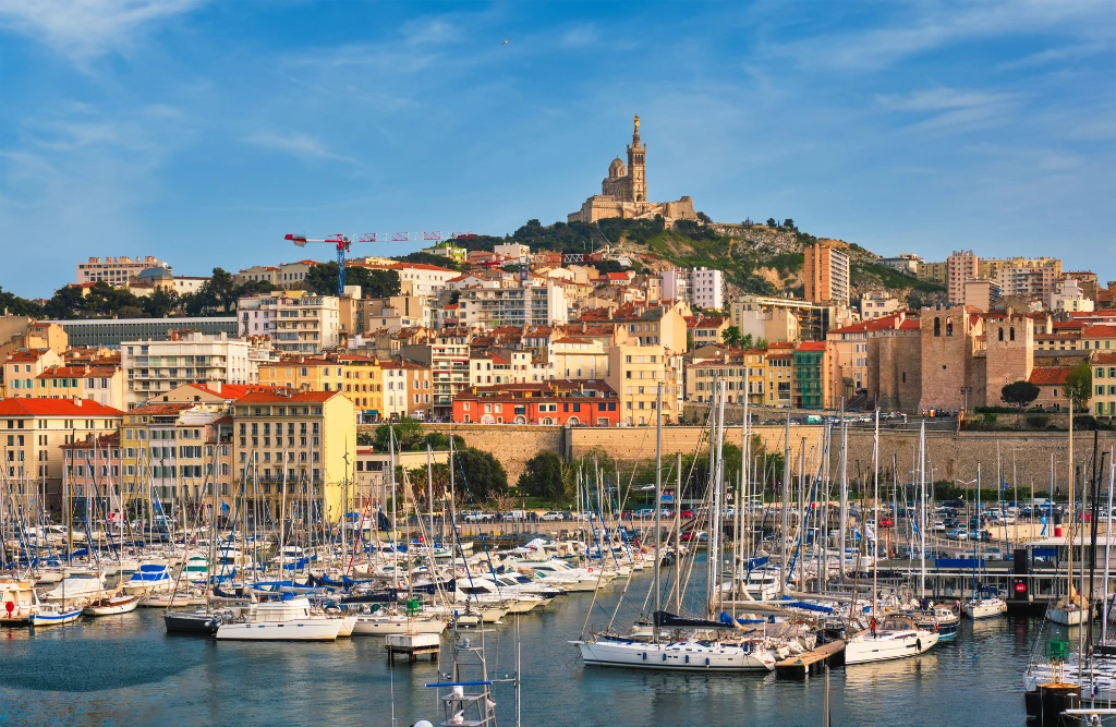 Marseille port